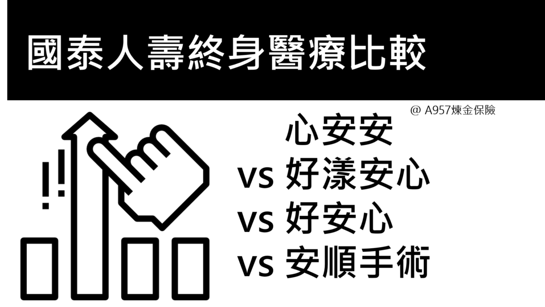 一次看完圖解懶人包,國泰終身醫療險系列,上班族必看,安安你好,雙安套餐 2 國泰-終身醫療-比較-懶人包