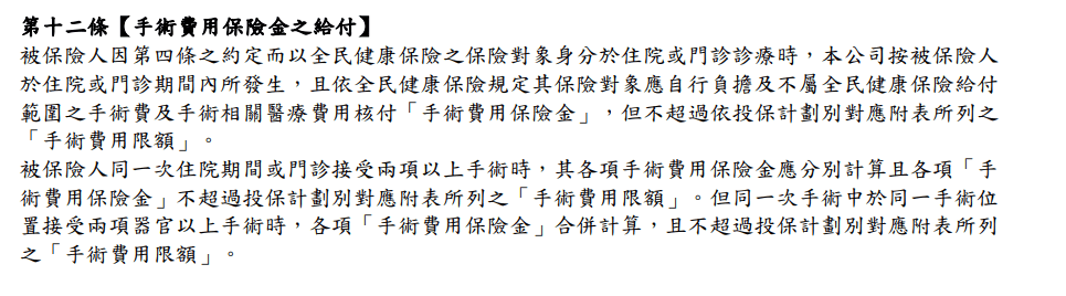 康富-遠雄RJ1-手術項目